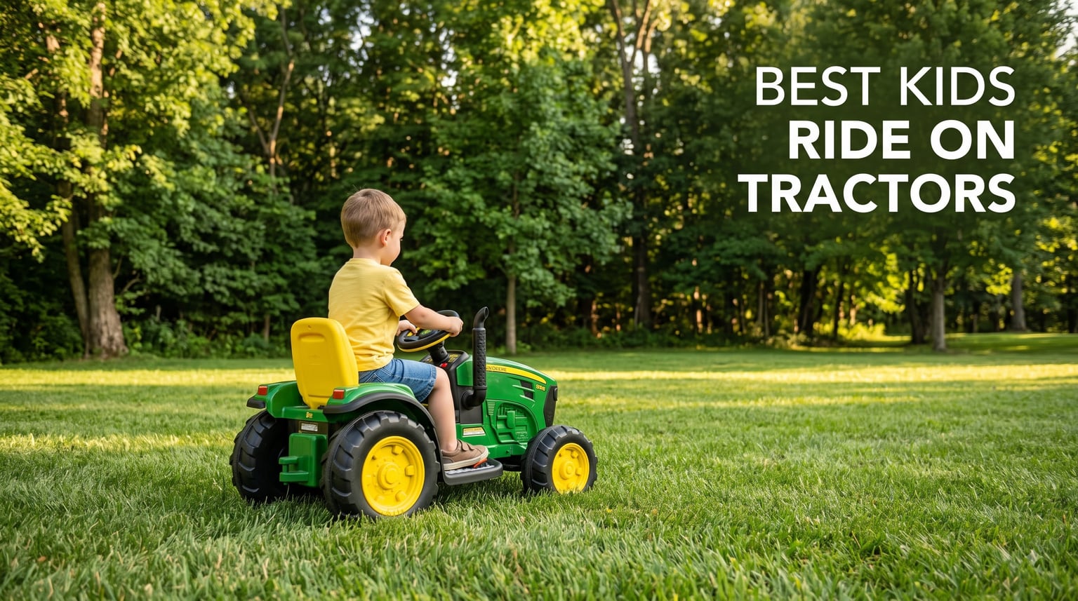 best kids ride on tractors