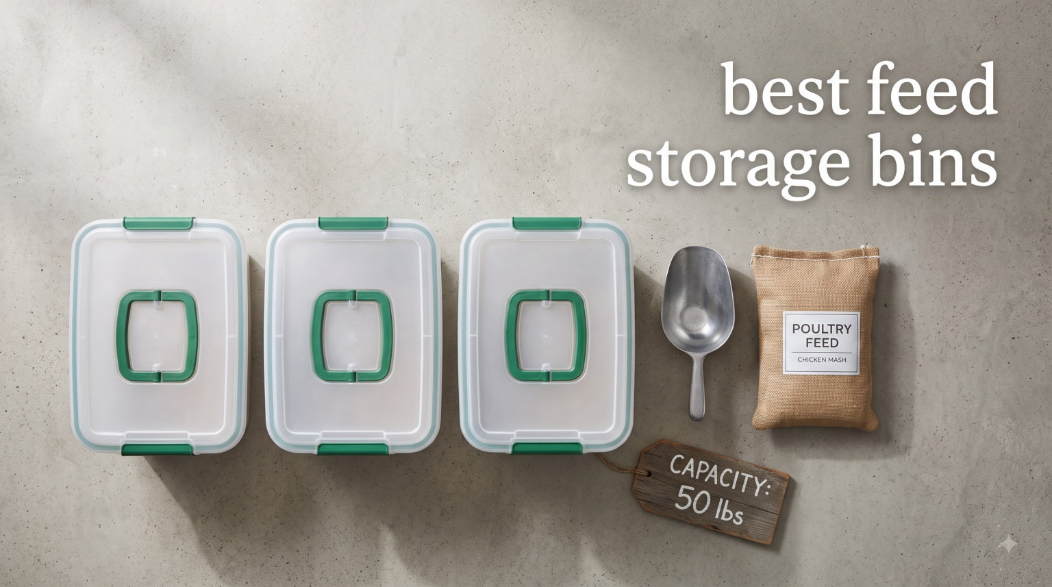 best feed storage bins