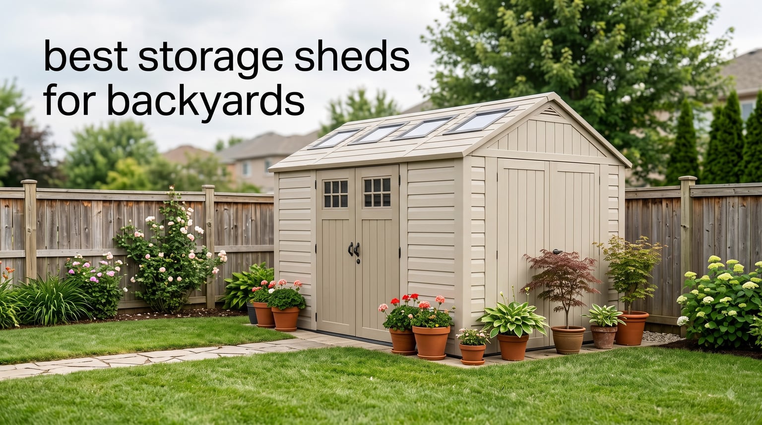 best storage sheds for backyards