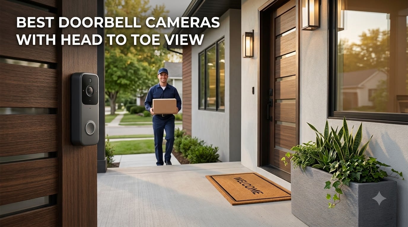 best doorbell cameras with head to toe view