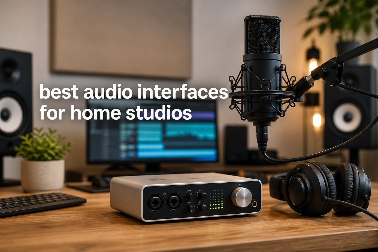 best audio interfaces for home studios