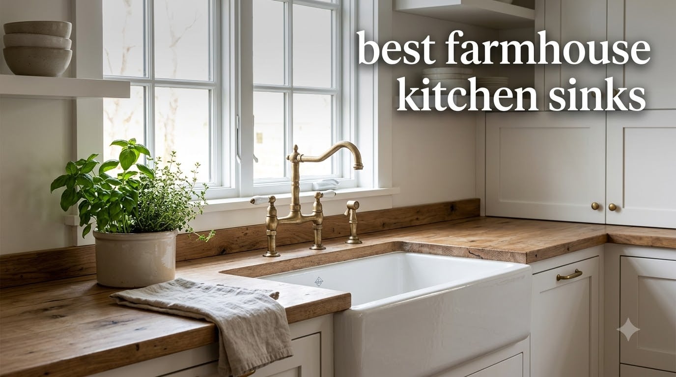 best farmhouse kitchen sinks