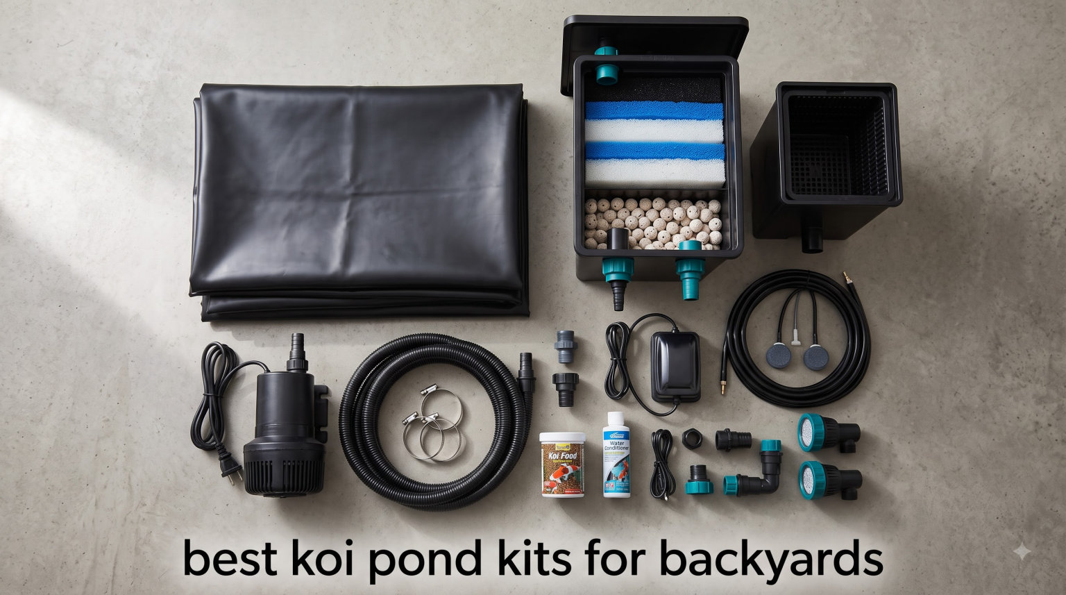 best koi pond kits for backyards