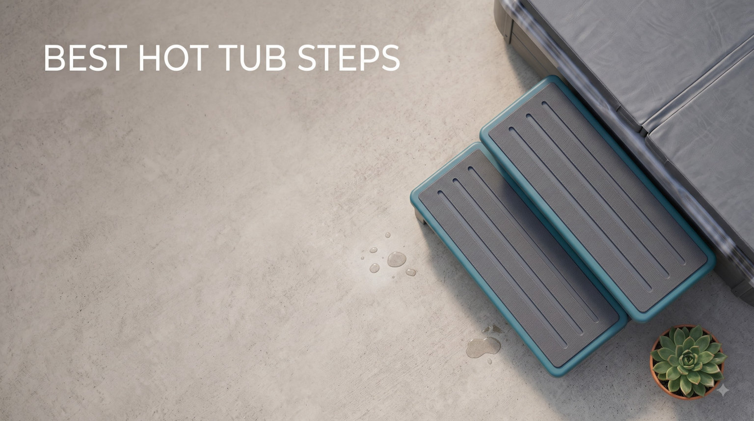best hot tub steps