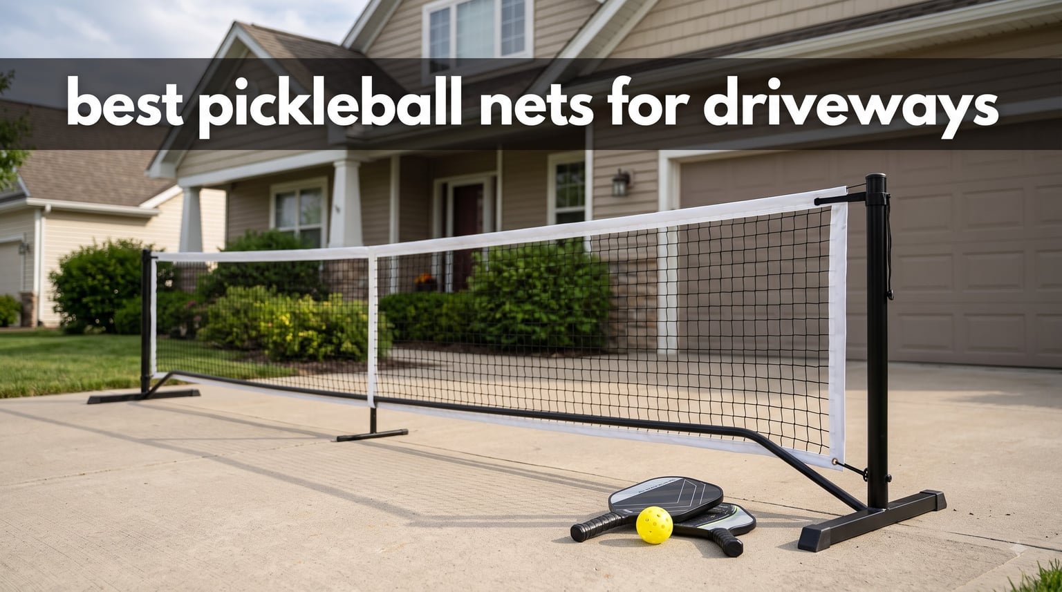 best pickleball nets for driveways