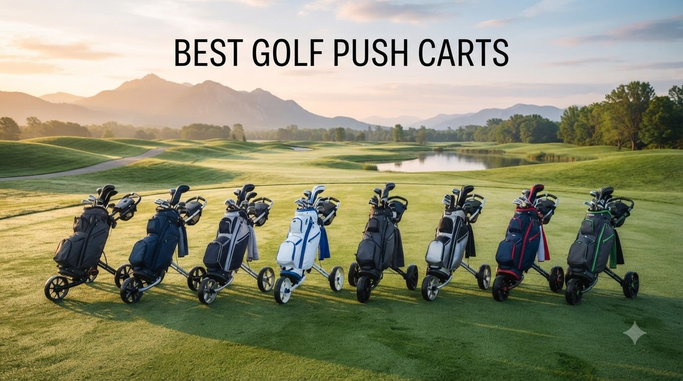 best golf push carts
