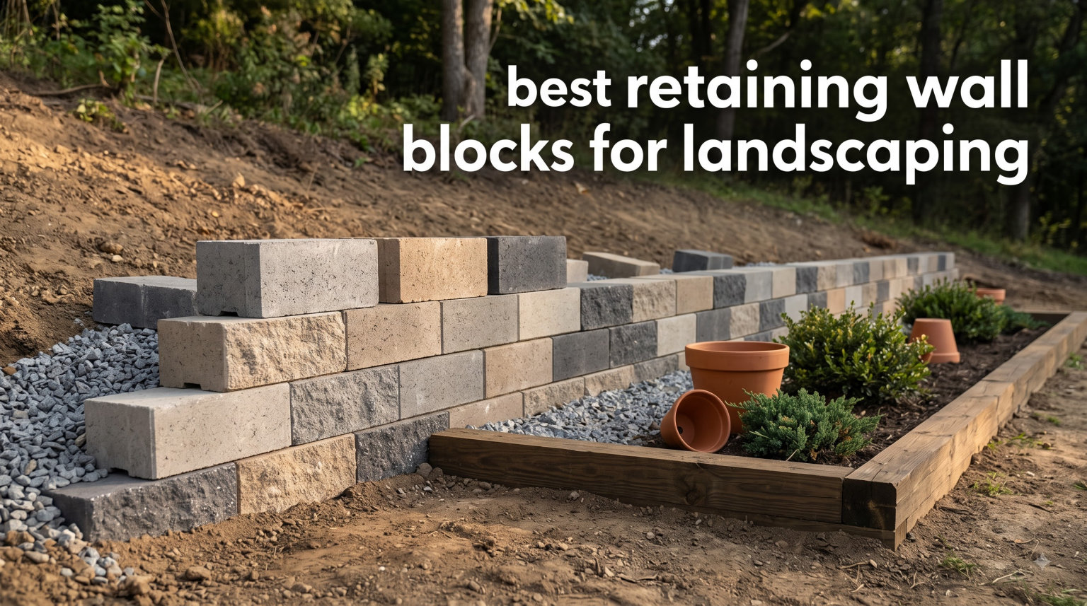 best retaining wall blocks for landscaping