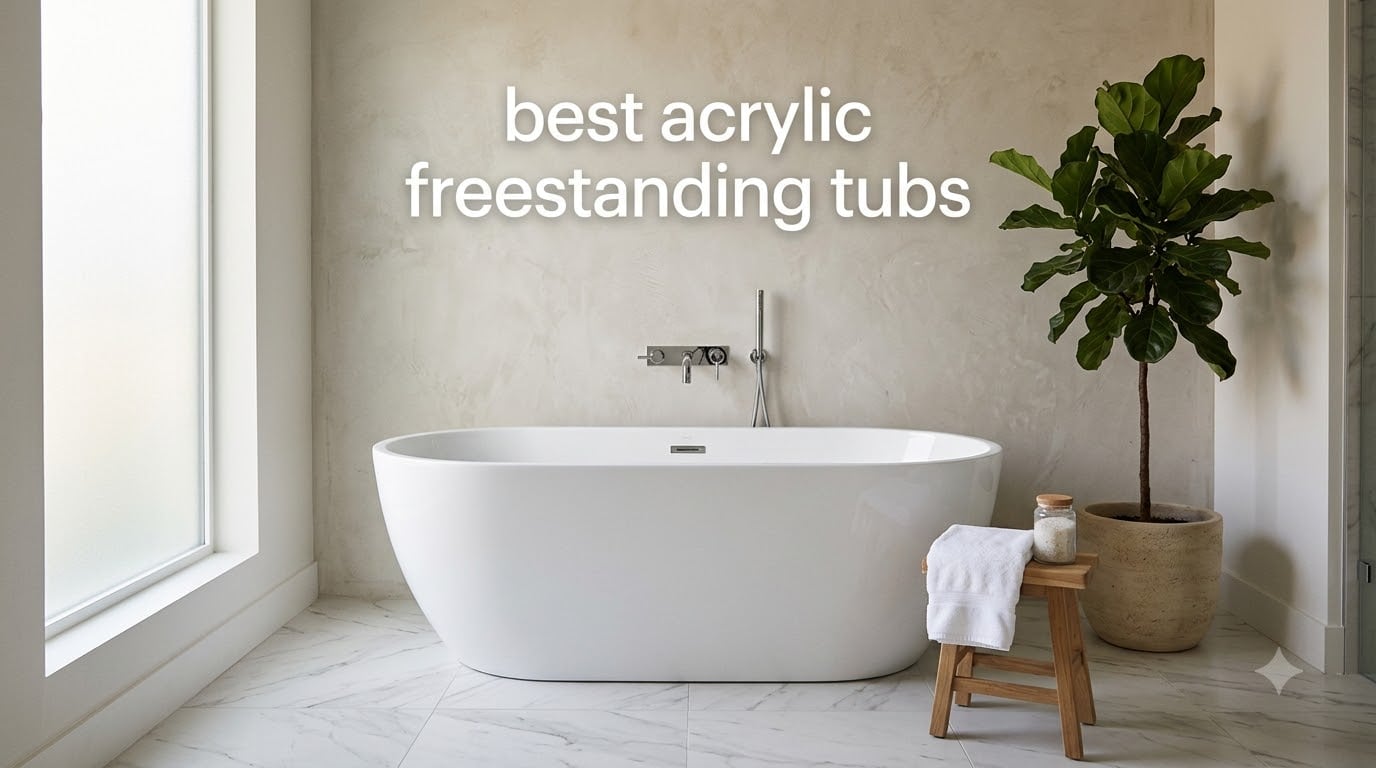 best acrylic freestanding tubs