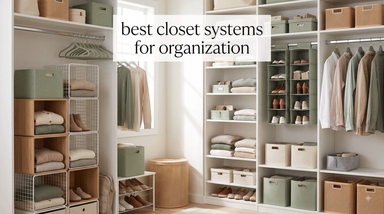 best closet systems for organization