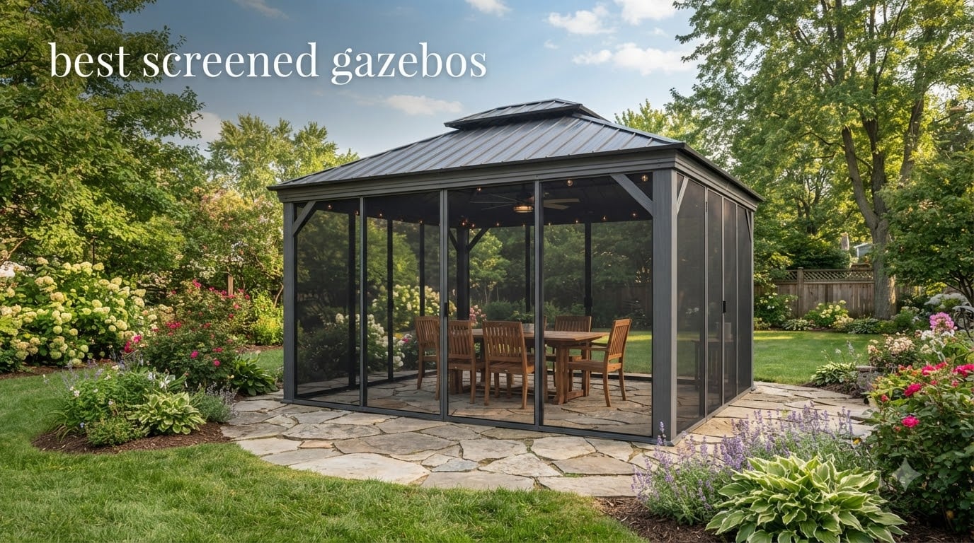 best screened gazebos