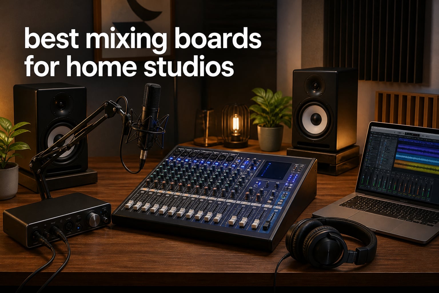 best mixing boards for home studios
