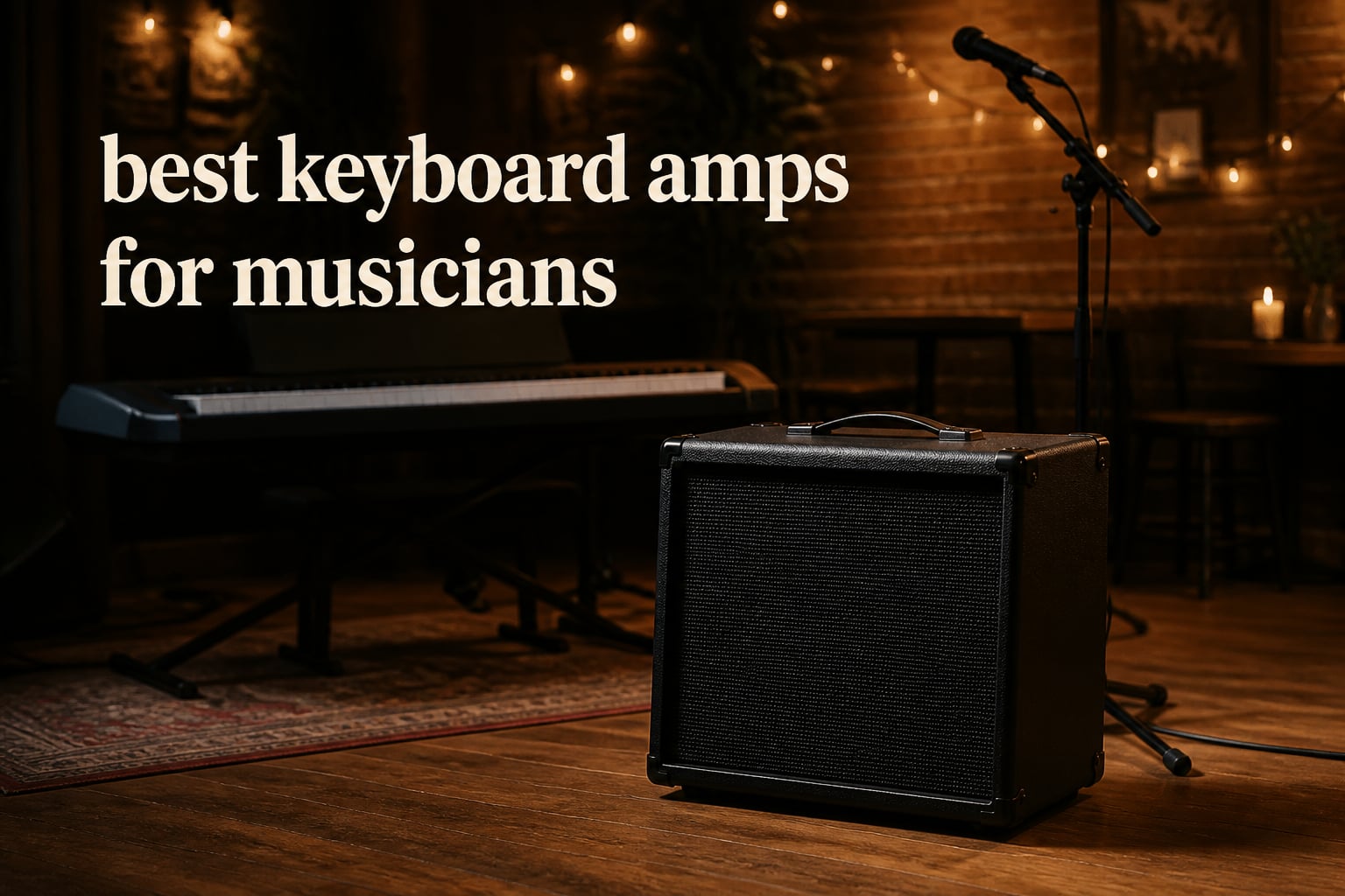 best keyboard amps for musicians
