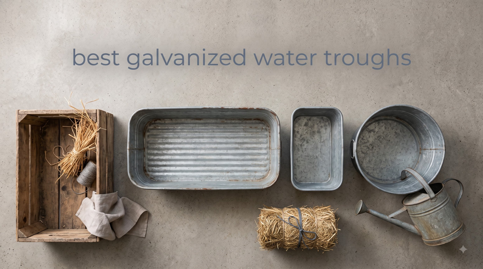 best galvanized water troughs