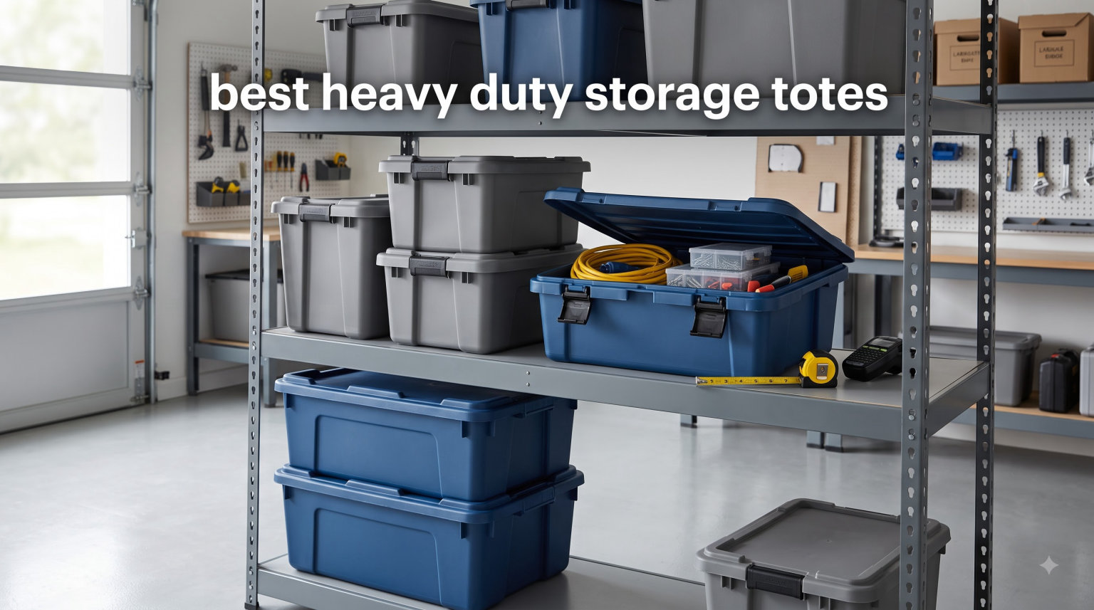 best heavy duty storage totes