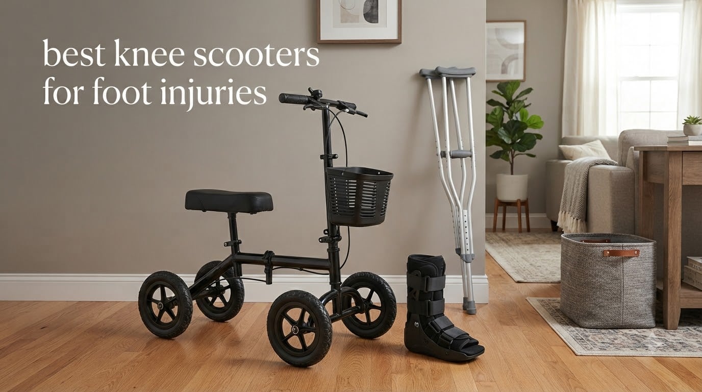 best knee scooters for foot injuries