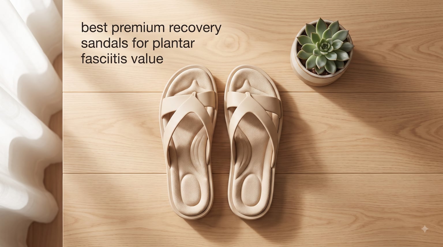 best premium recovery sandals for plantar fasciitis value
