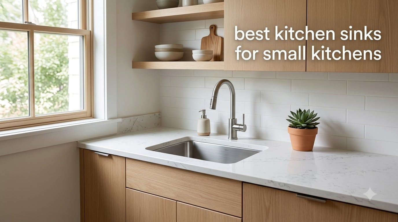best kitchen sinks for small kitchens
