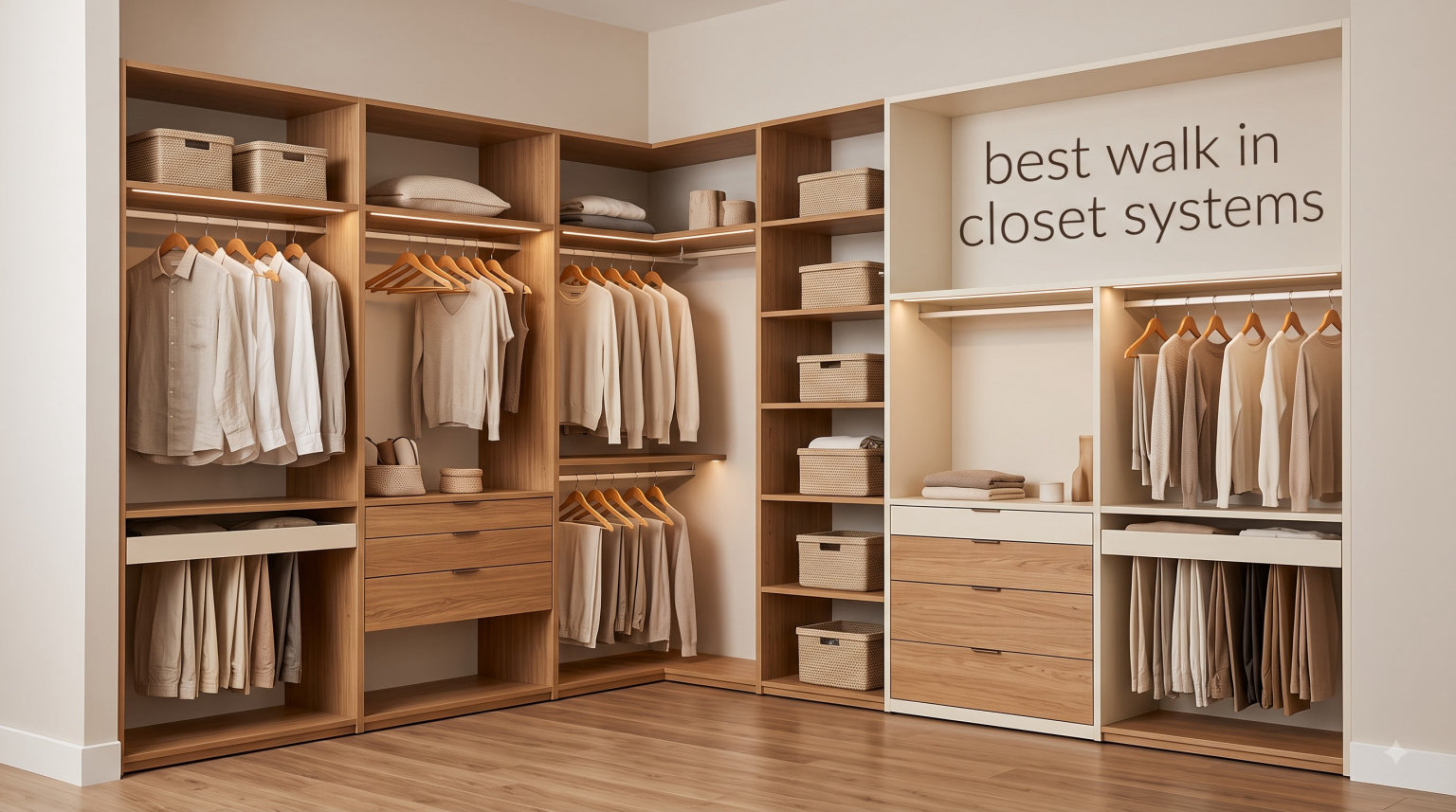 best walk in closet systems