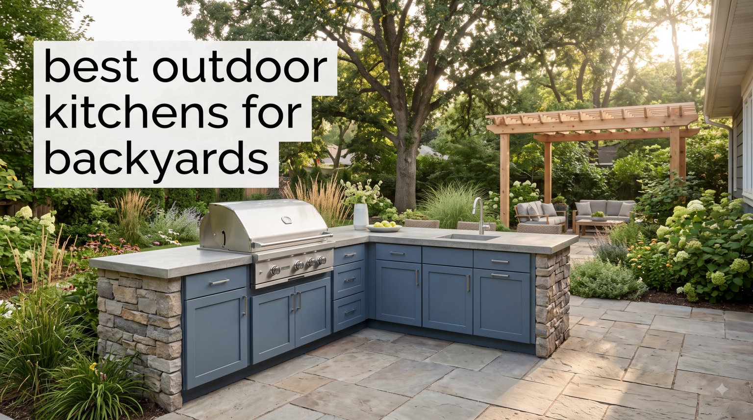 best outdoor kitchens for backyards