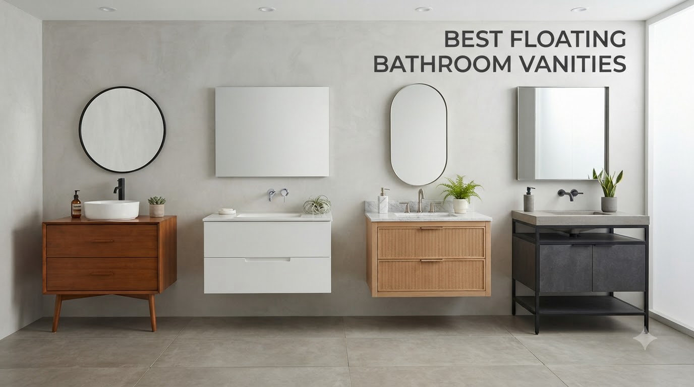best floating bathroom vanities