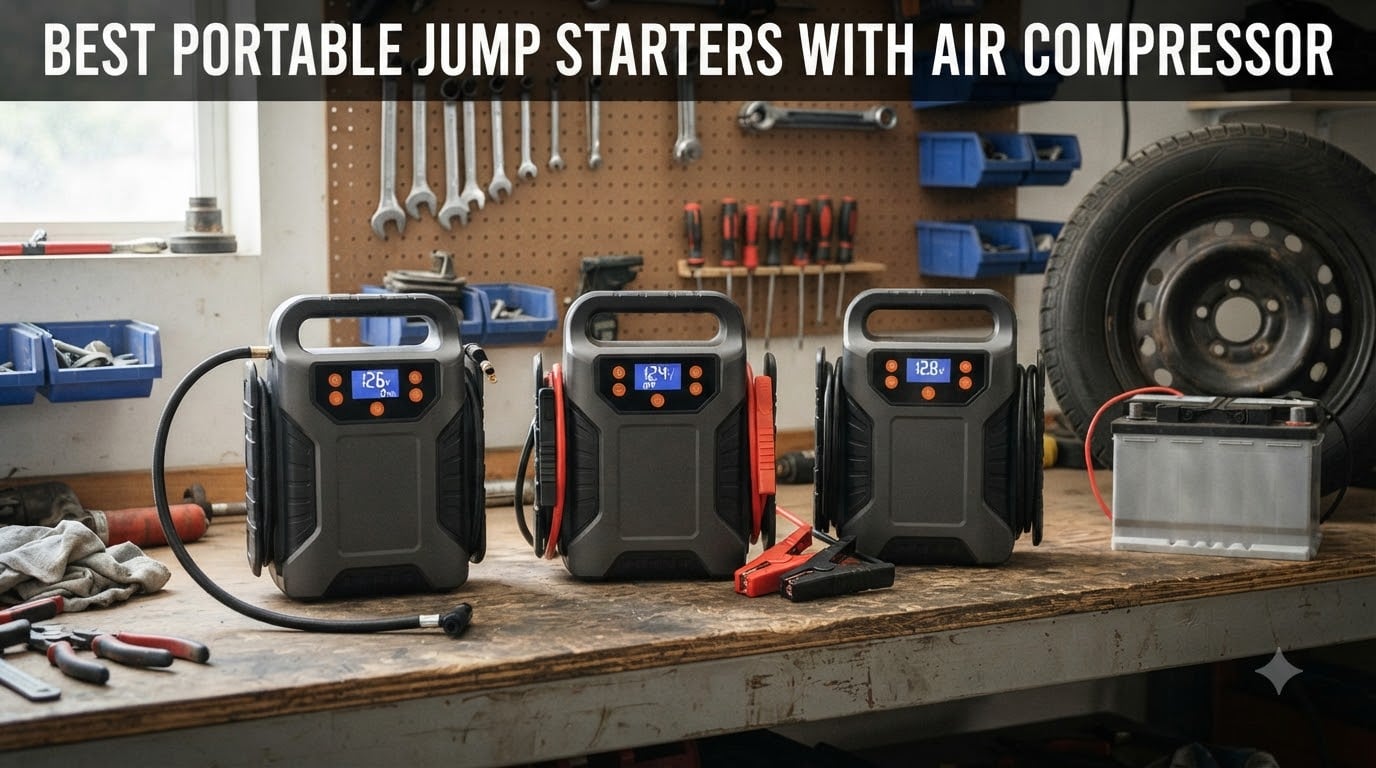 best portable jump starters with air compressor