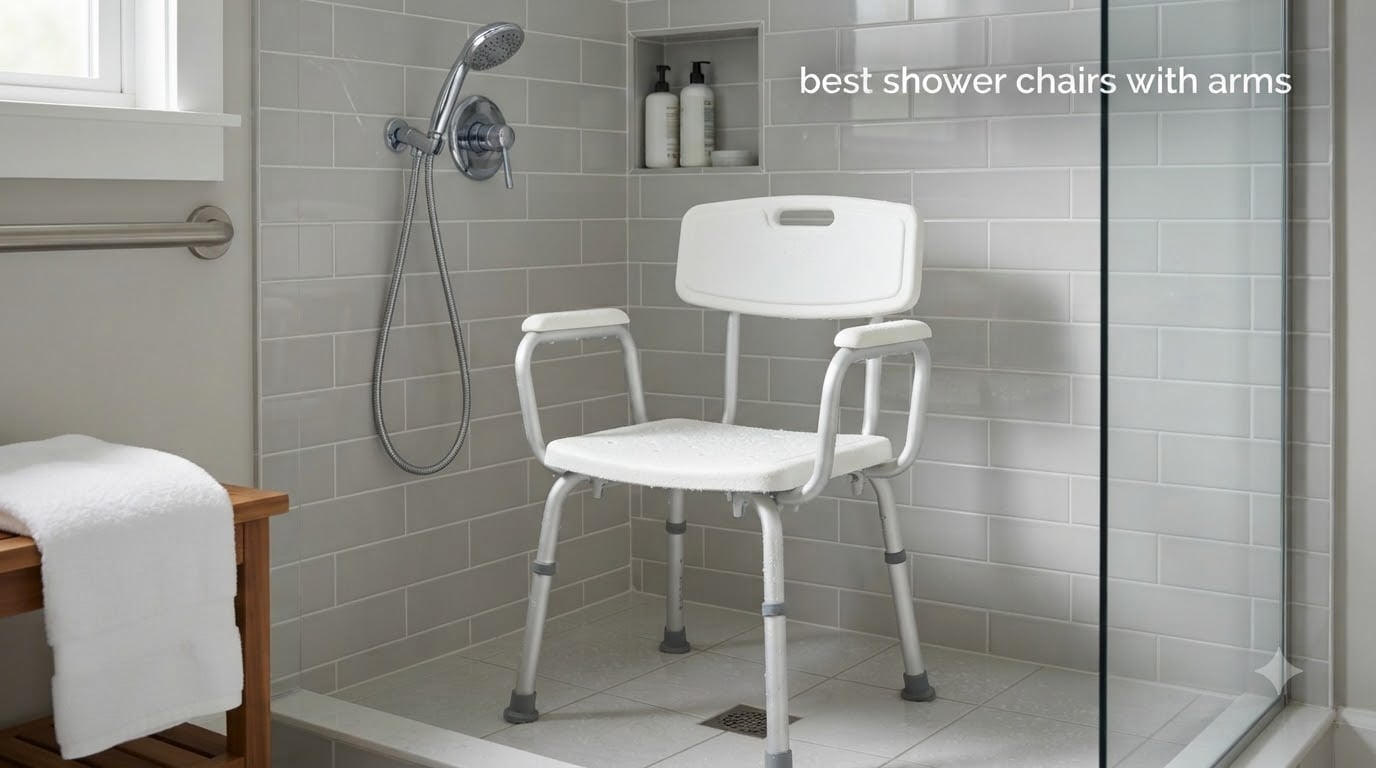 best shower chairs with arms