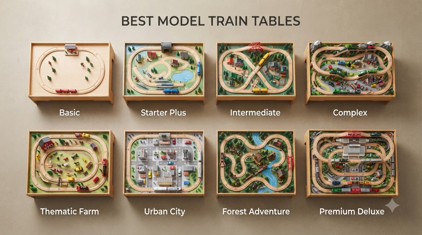 best model train tables