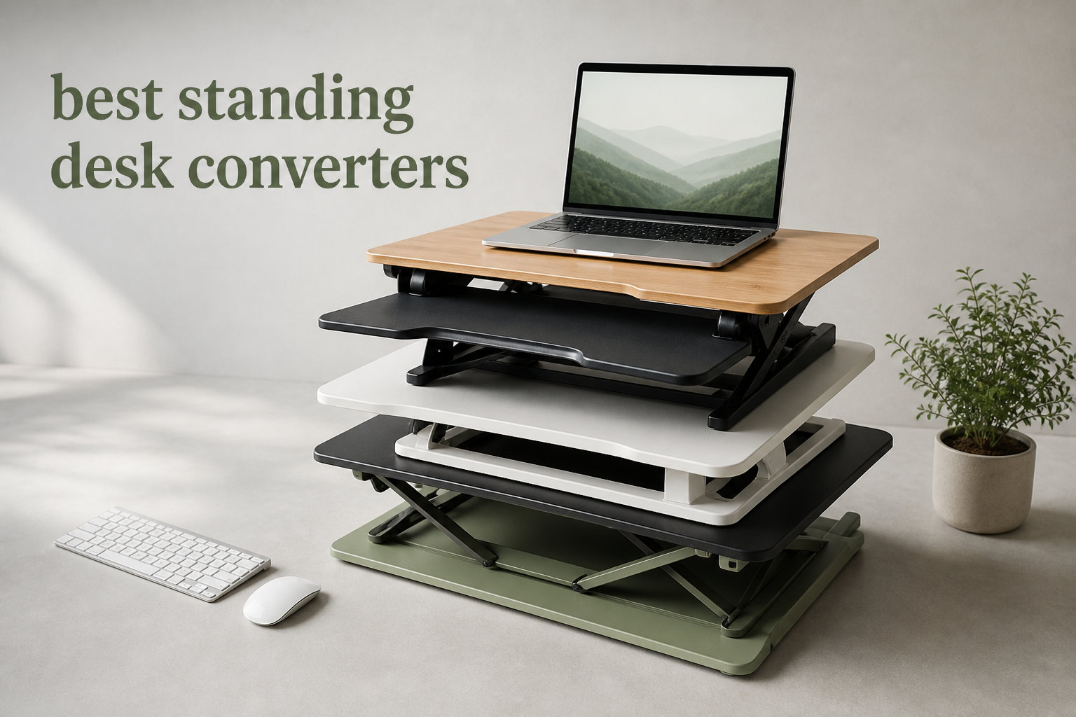 best standing desk converters