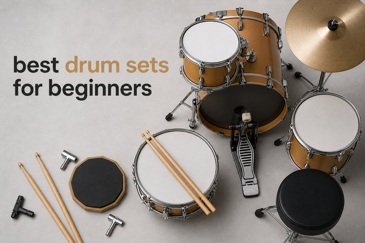best drum sets for beginners
