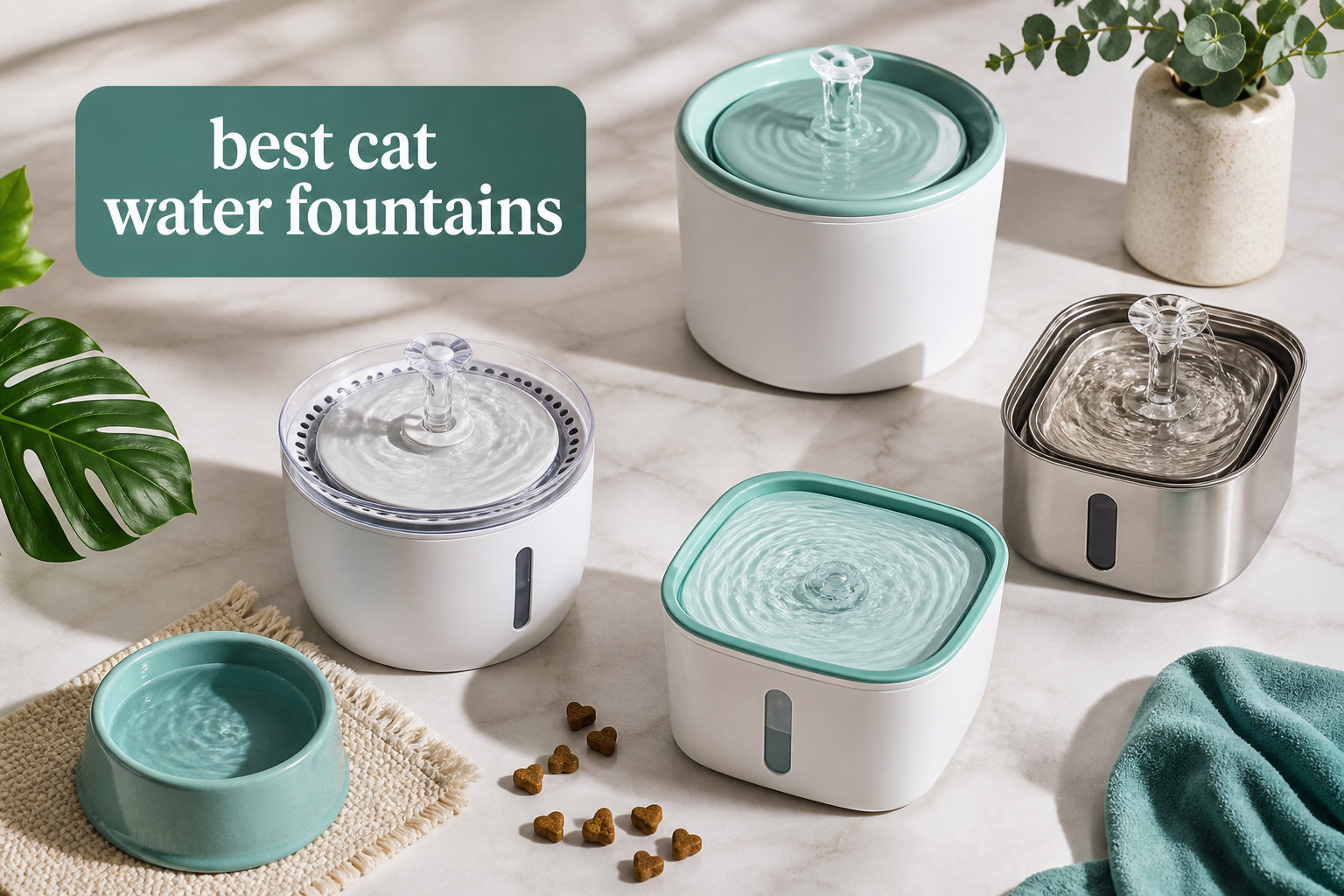 best cat water fountains