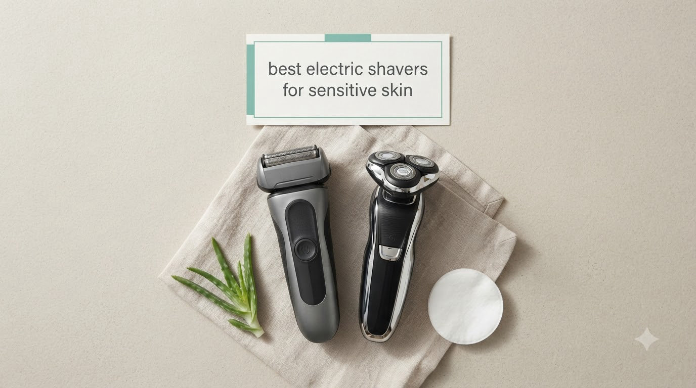 best electric shavers for sensitive skin