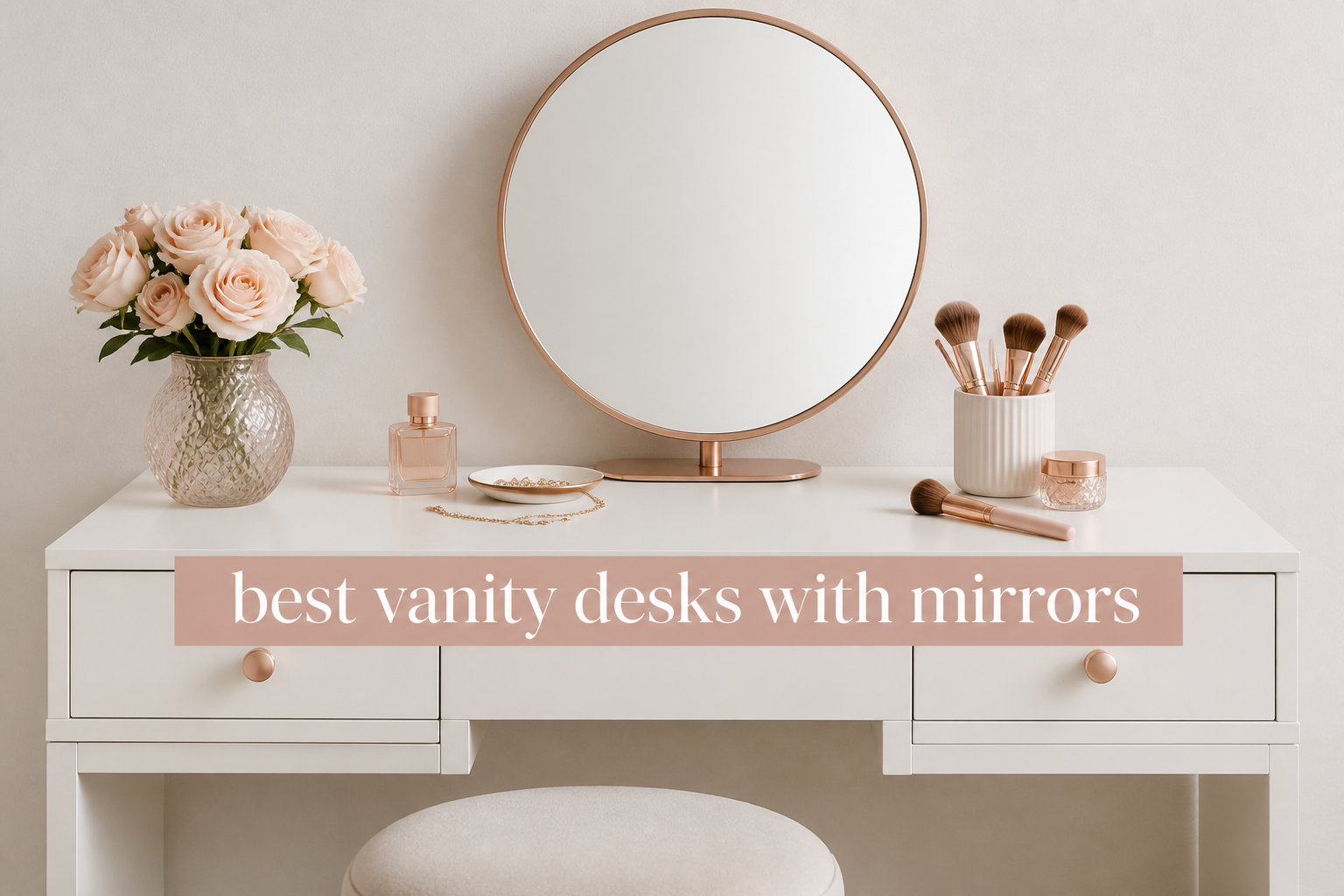 best vanity desks with mirrors