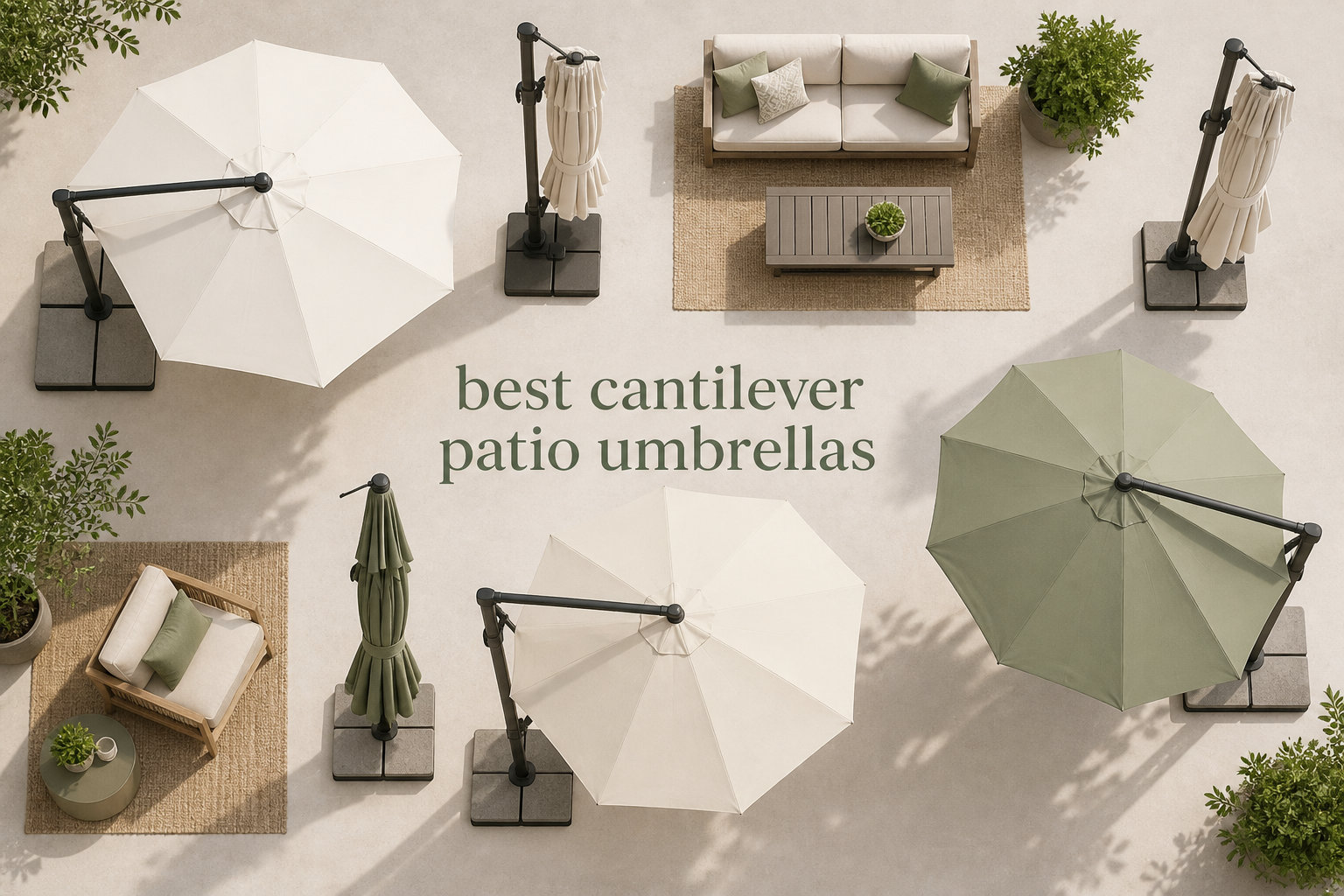 best cantilever patio umbrellas