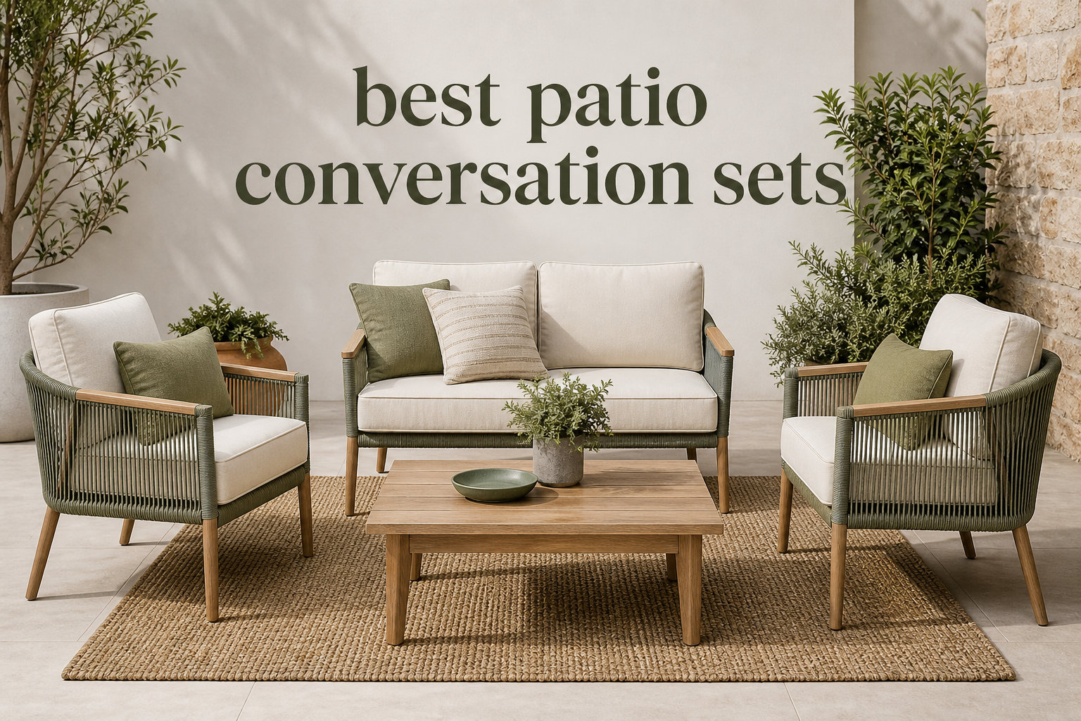 best patio conversation sets