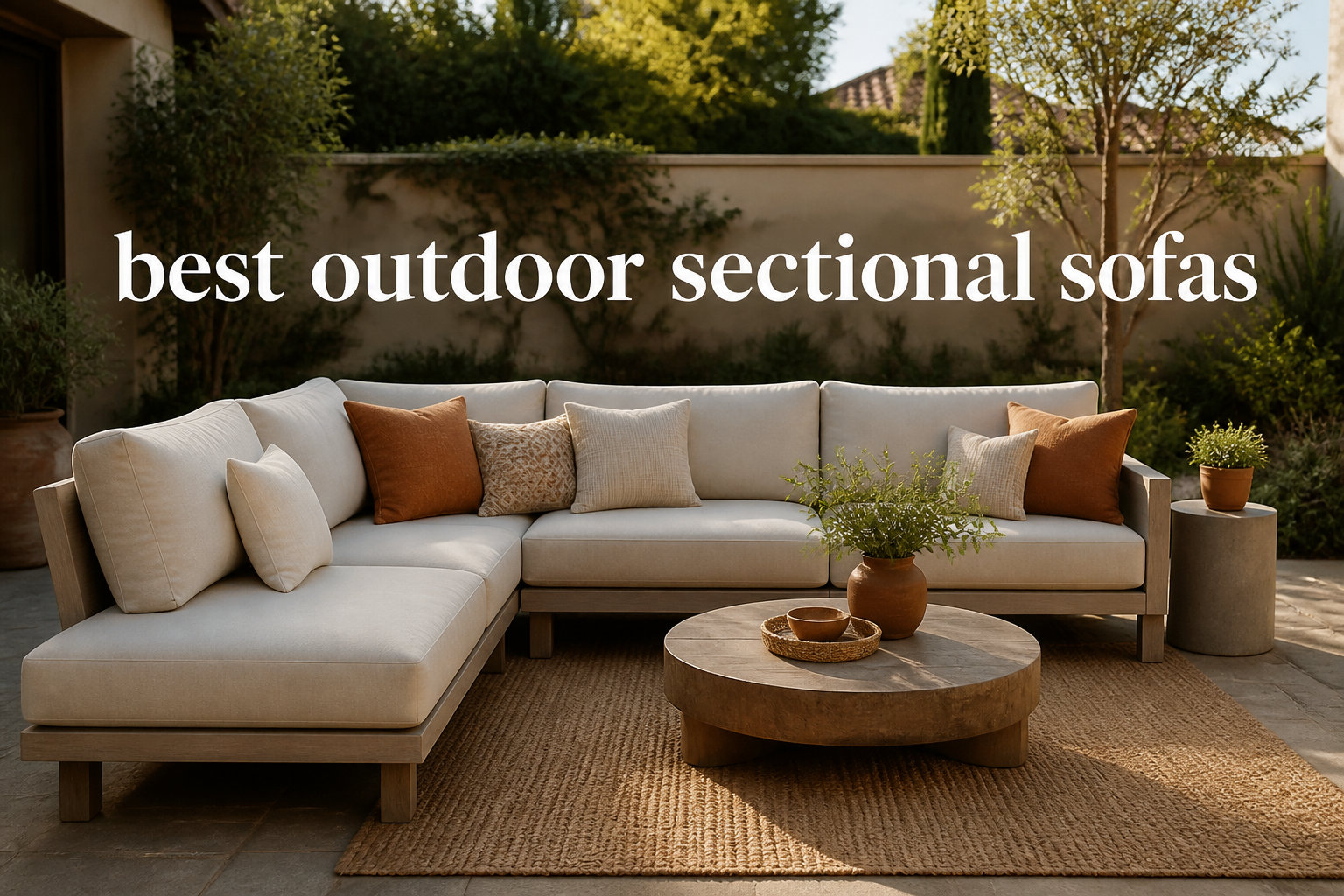 best outdoor sectional sofas