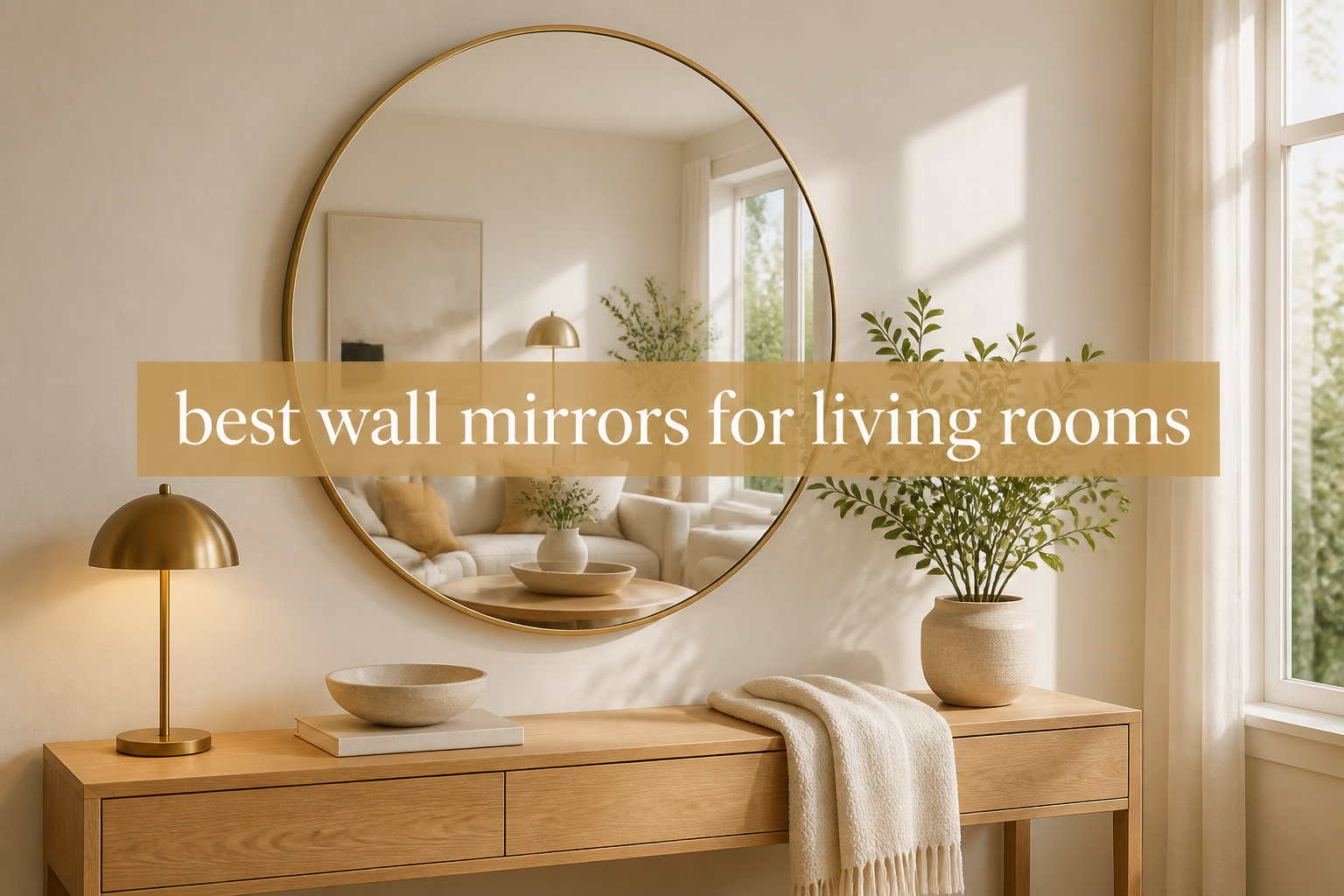 best wall mirrors for living rooms