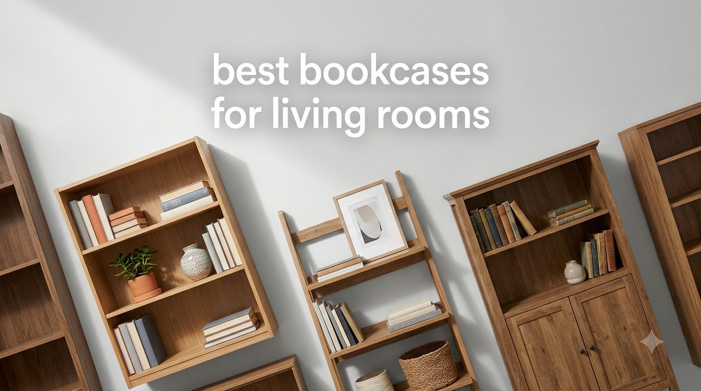 best bookcases for living rooms