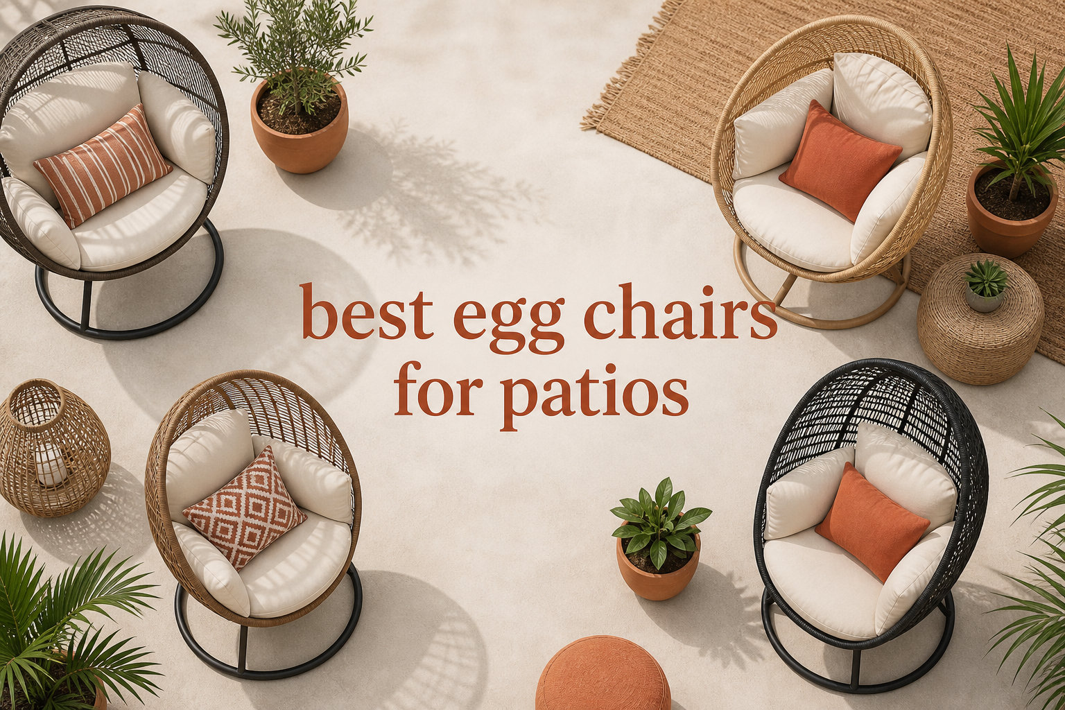 best egg chairs for patios