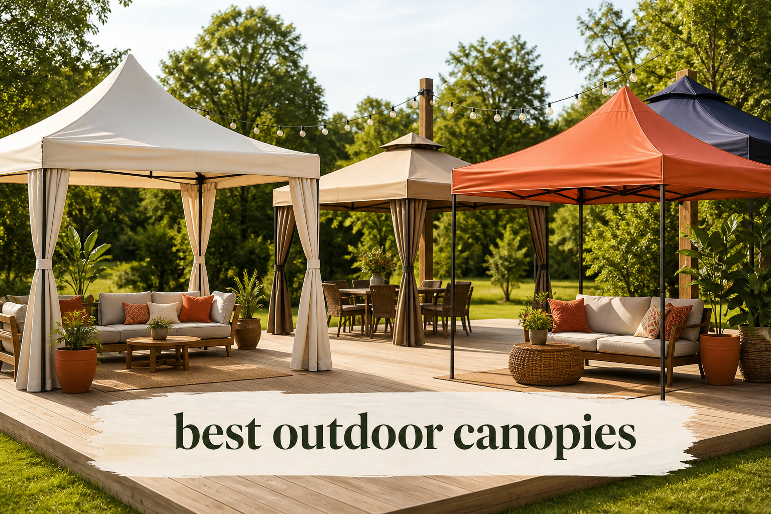 best outdoor canopies