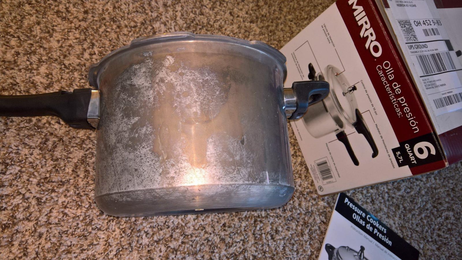 Mirro Polished Aluminum 10-PSI Pressure Cooker Cookware, 8-Quart, Silver, (7114000231) customer photo 2