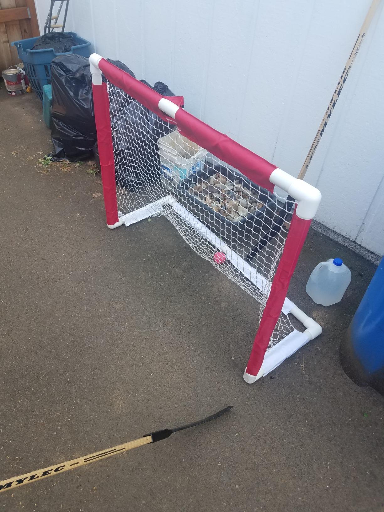 MyLec Deluxe Hockey Set, with 1 Hockey Goal, 2 43