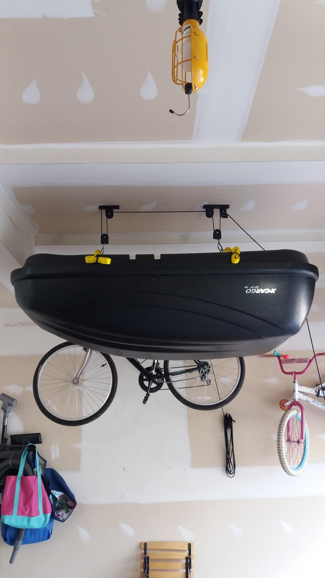 Racor - Ceiling-Mounted Bike Lift - Up to 50 lbs customer photo 2