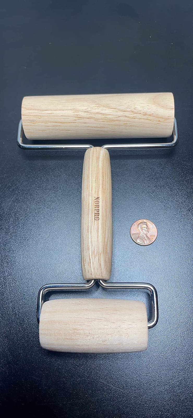 Norpro Wood Pastry/Pizza Roller 4in/10cm customer photo 2
