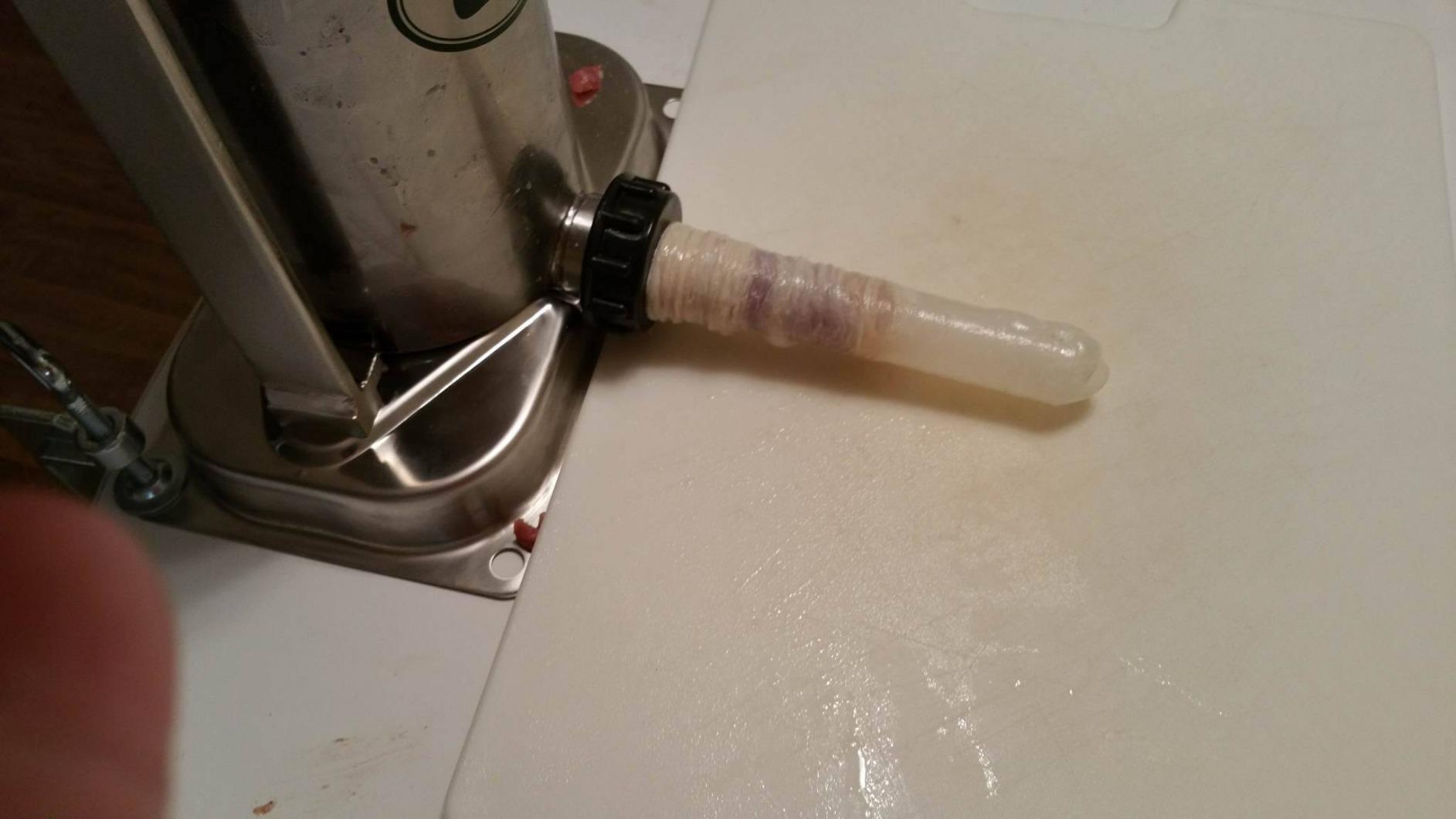 LEM Products 5 Pound Stainless Steel Vertical Sausage Stuffer customer photo 1