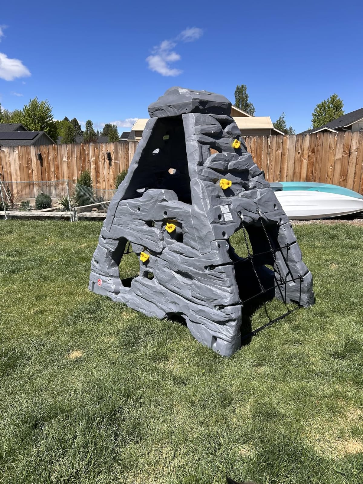 Step2 Skyward Summit for Kids, Climbing Wall Playset for Toddlers, Ages 4 –8 Years Old, Easy to Assemble Kids Outdoor Playground for Backyard customer photo 2
