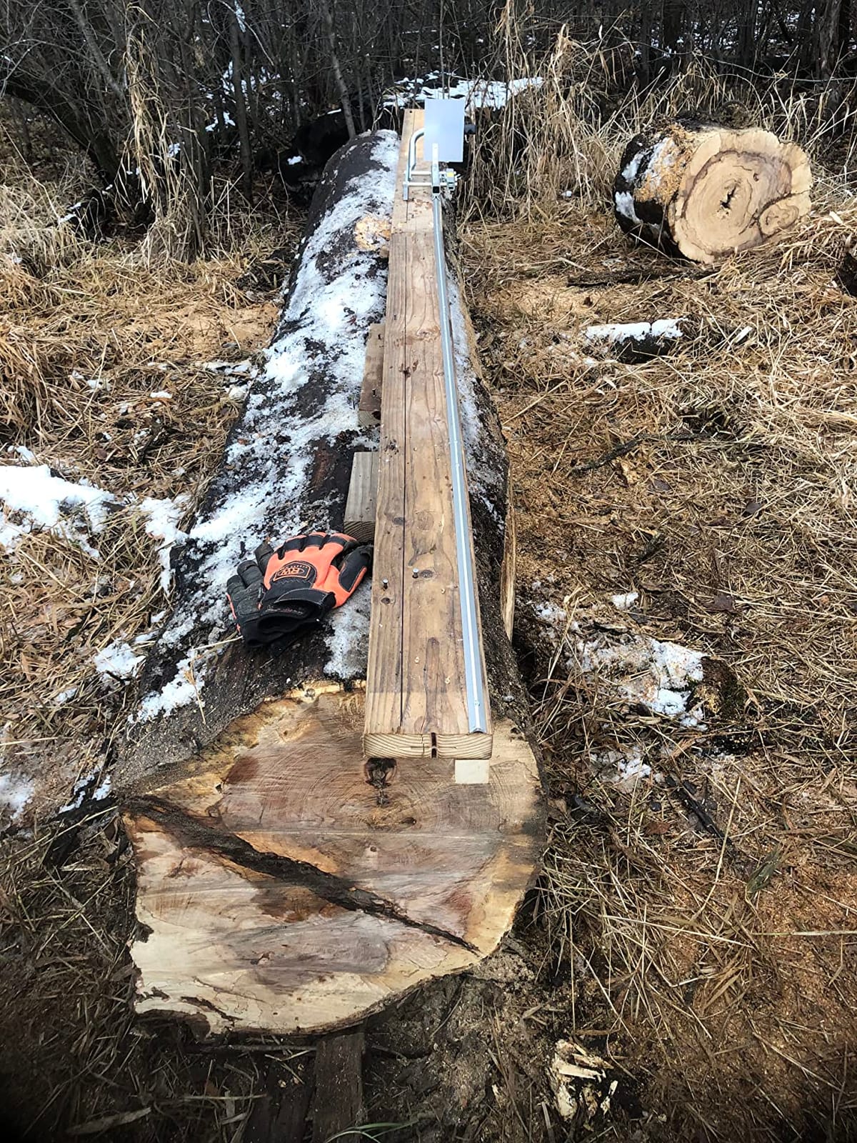 Granberg G555B Edging Mill for 16 to 36 Inch Chainsaw Bars with 12 ft Rails customer photo 1