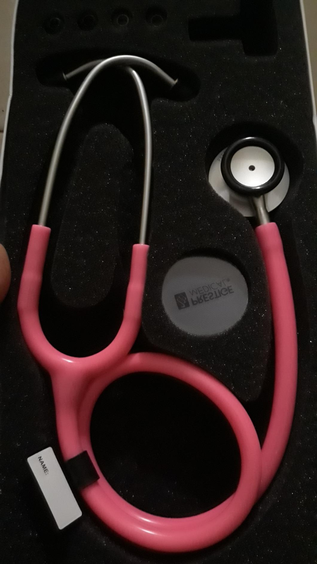 Prestige Medical Clinical Lite Stethoscope, Hot Pink, 31 Inch customer photo 1