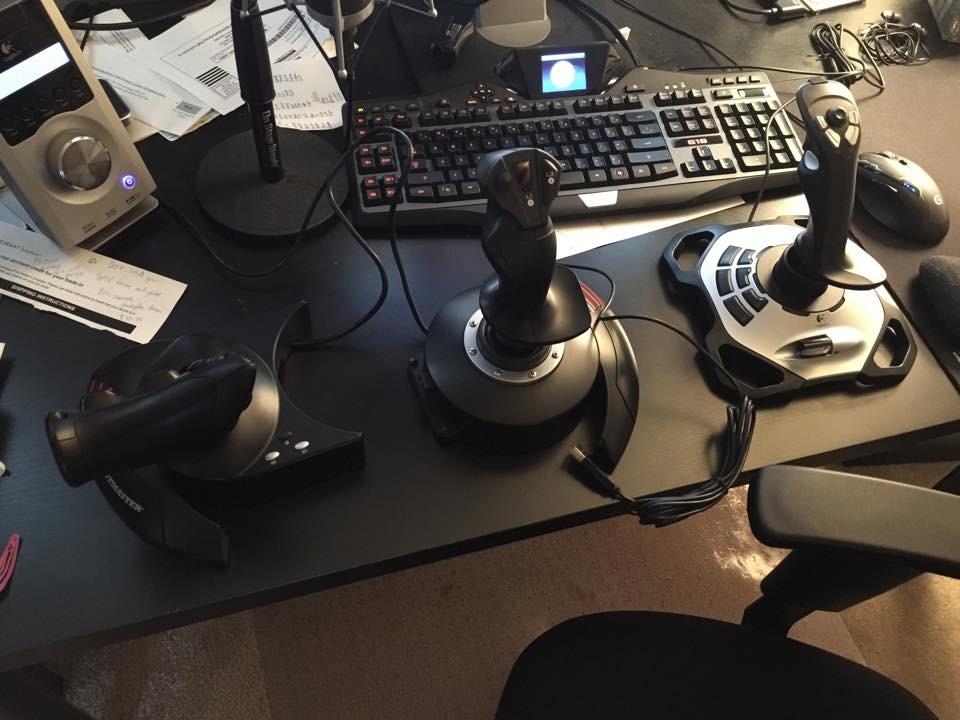 Thrustmaster T-Flight Hotas X USB Flight Sim Stick & Throttle - PC customer photo 1