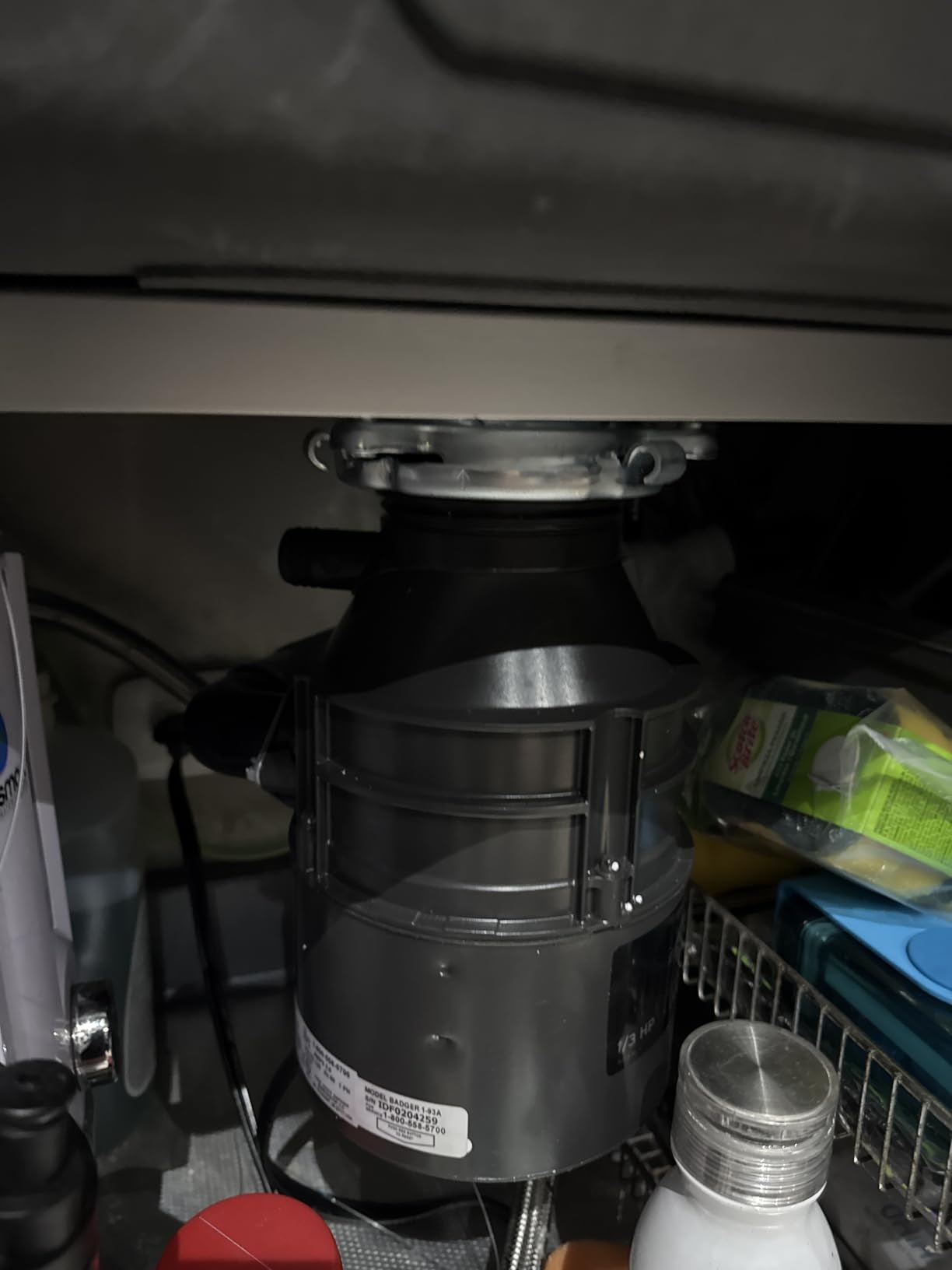 InSinkErator Badger 1 Garbage Disposal with Power Cord, Standard Series 1/3 HP Continuous Feed Food Waste Disposer, Badger 1 W/C customer photo 1