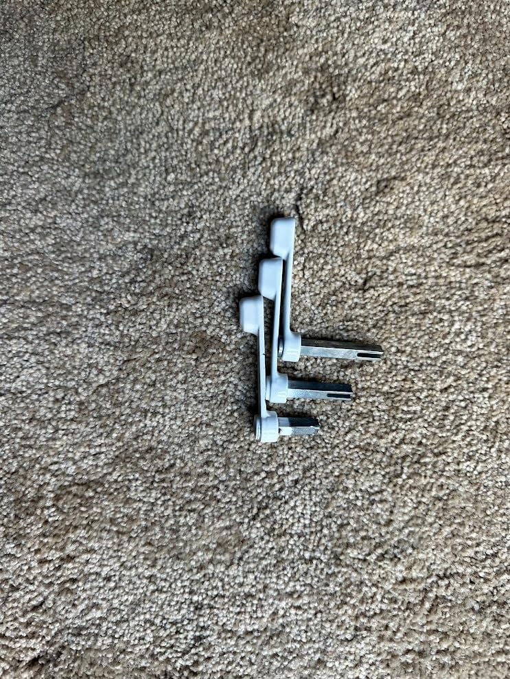 Sliding Patio Door Latch Lever for Milgard, White customer photo 1